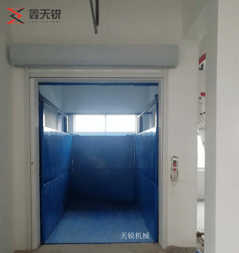 郑州上货专用导轨式升降货梯
